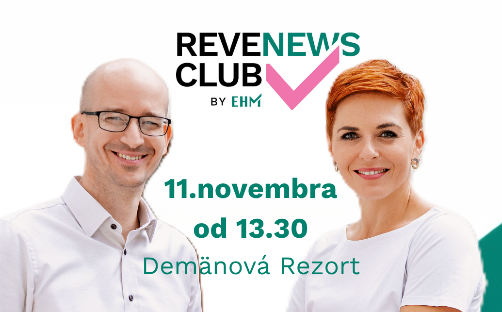 Tomáš Bendžala a Katarína Lukáčová – hostia podujatia REVENEWS CLUB IV.